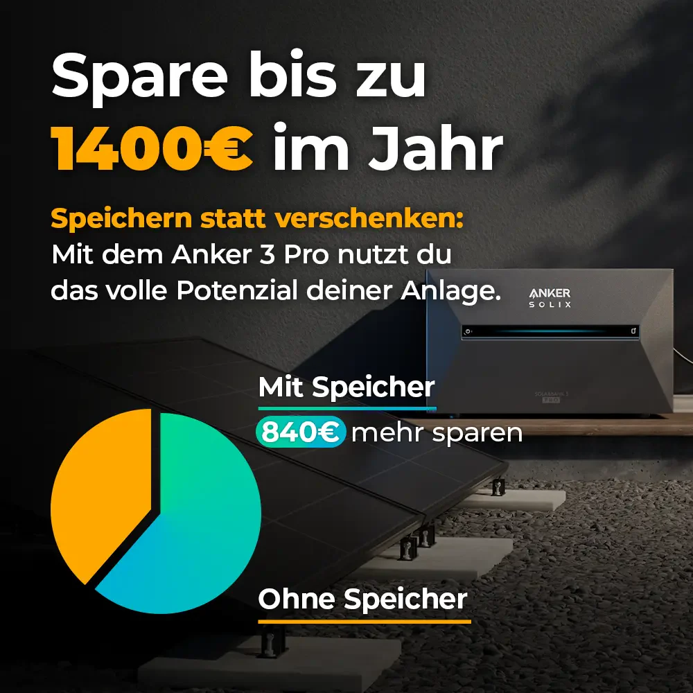 Solarkraftwerk 4000W mit Speicher Anker SOLIX 3 Pro - Set - Image 5