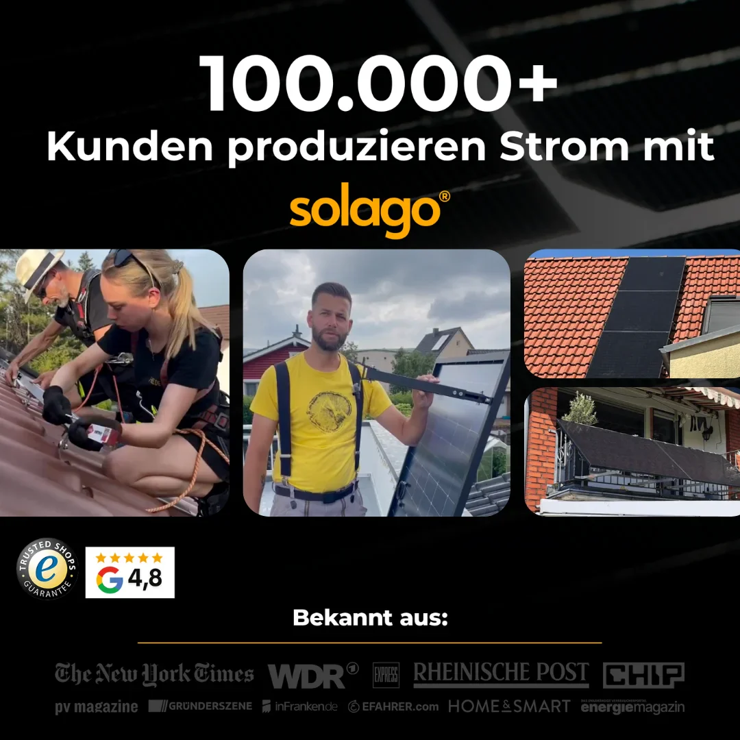 Balkonkraftwerk 1350W mit flexiblen Solarmodulen ohne Speicher - Set - Image 4