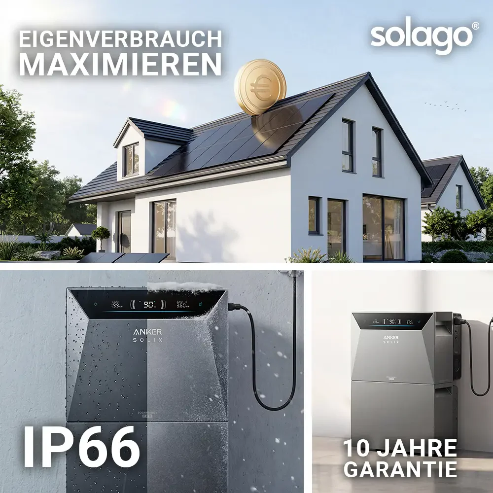 Solarkraftwerk 4000W mit Speicher Anker SOLIX 4 Pro - Set - Image 8