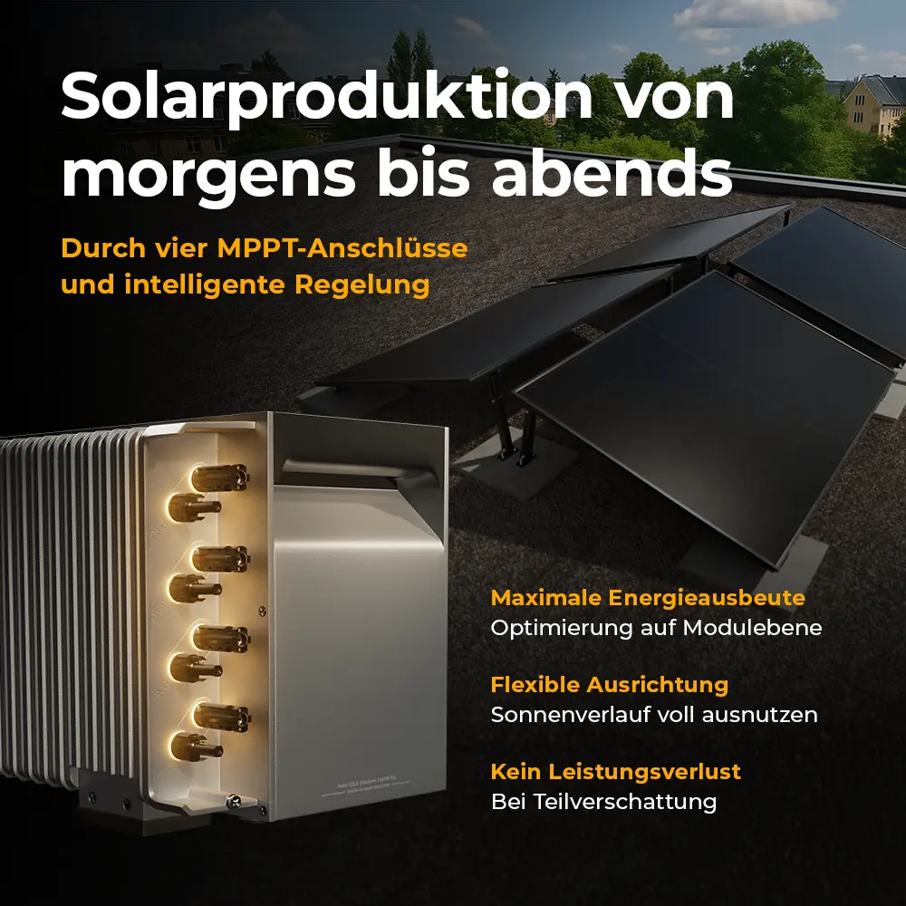 Balkonkraftwerk 2000 Watt mit Speicher Anker SOLIX 3 Pro - Set - Image 7